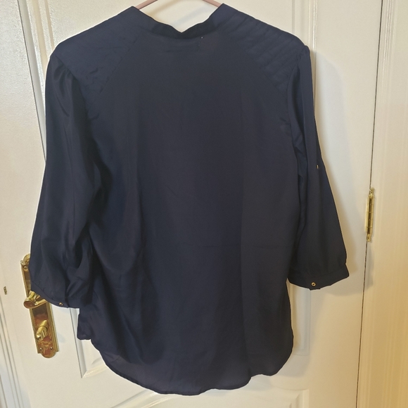 NWT Antilia Femme Indigo Long Sleeve Shirt 💙 - Picture 5 of 7